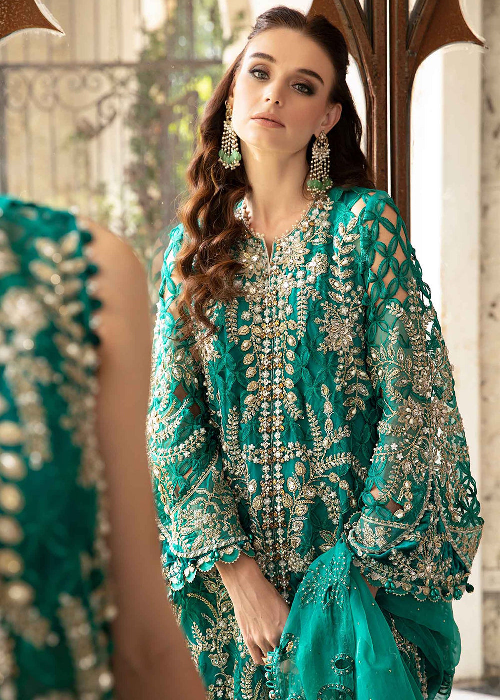 Buy Unstitched Mbroidered Wedding Formals 2024 by Maria B BD