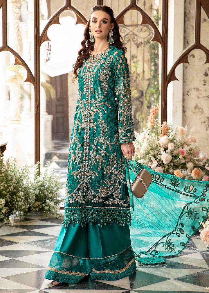 Buy Now Unstitched Mbroidered Wedding Formals 2024 by Maria B | BD-2806 Online in USA, UK, Canada & Worldwide at Empress Clothing. 