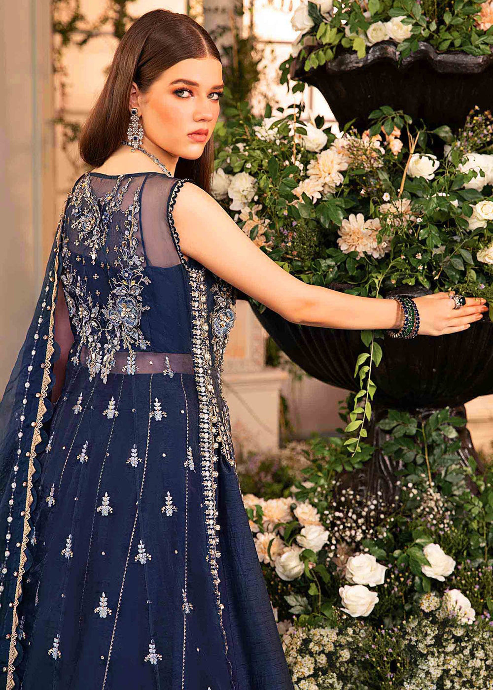 Buy Now Mbroidered Wedding Formals Edit '24 by Maria B | BD-2901 Online at Empress Online in USA, UK, France, UAE & Worldwide at Empress Clothing.