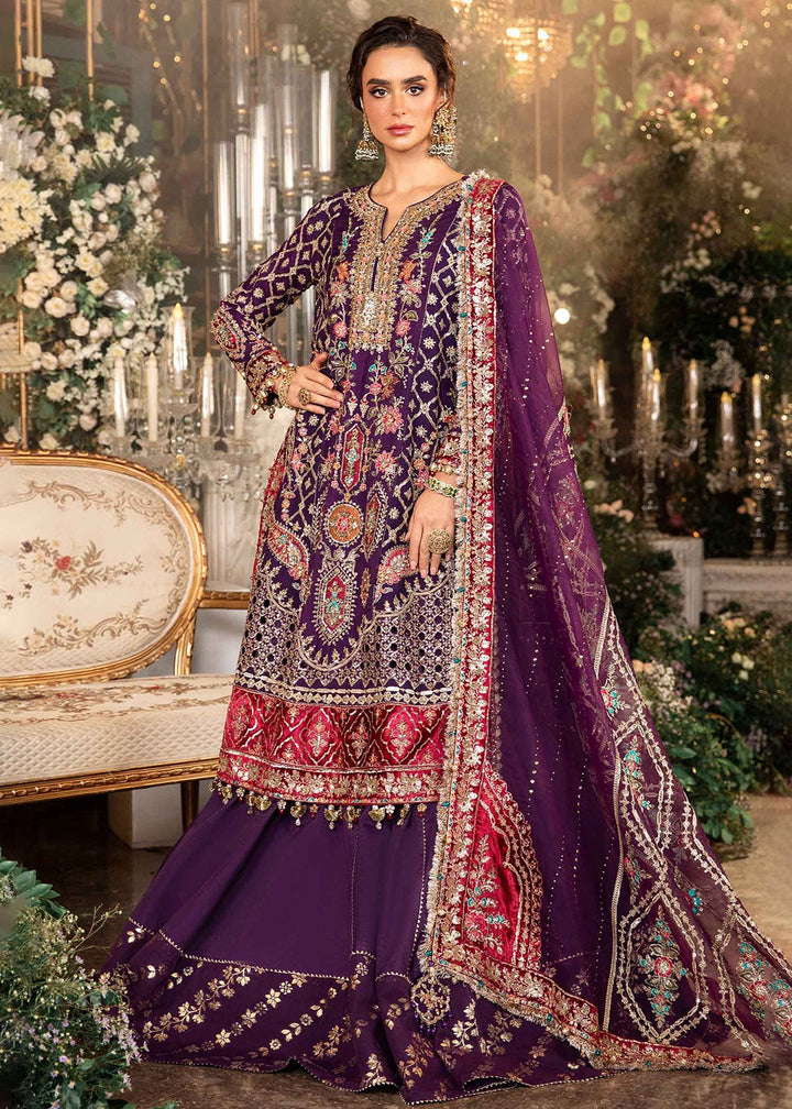 Buy Now Mbroidered Wedding Formals Edit '24 by Maria B | BD-2903 Online at Empress Online in USA, UK, France, UAE & Worldwide at Empress Clothing.