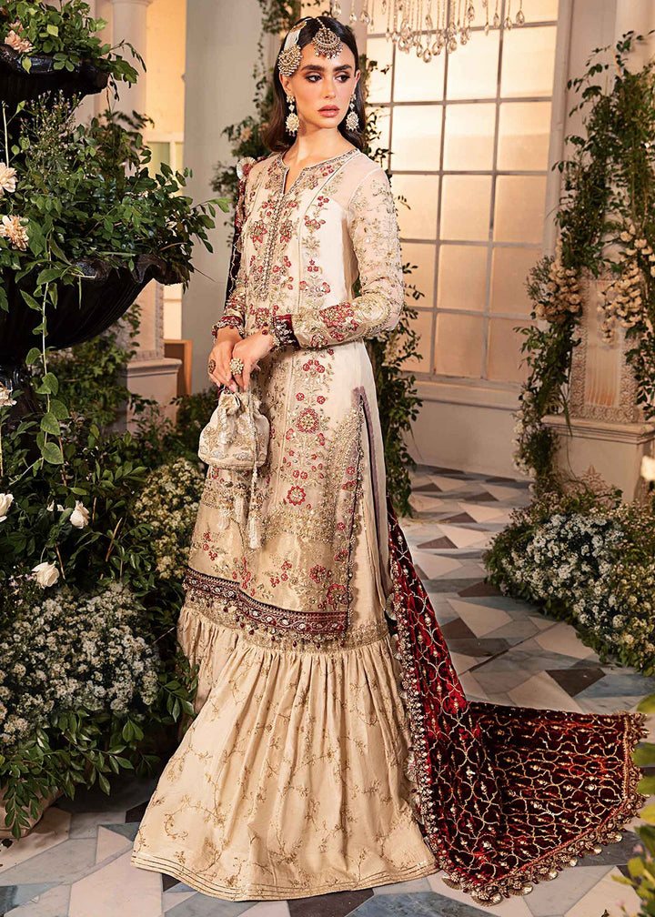 Buy Now Mbroidered Wedding Formals Edit '24 by Maria B | BD-2905 Online at Empress Online in USA, UK, France, UAE & Worldwide at Empress Clothing.