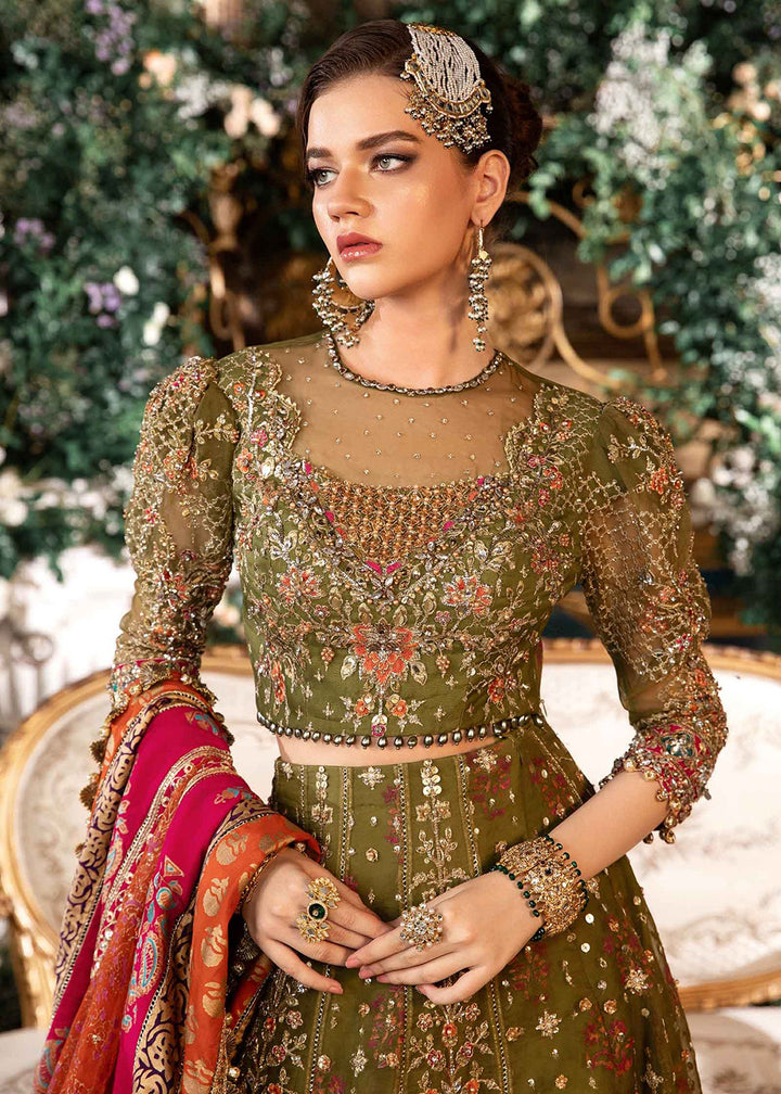 Buy Now Mbroidered Wedding Formals Edit '24 by Maria B | BD-2906 Online at Empress Online in USA, UK, France, UAE & Worldwide at Empress Clothing.