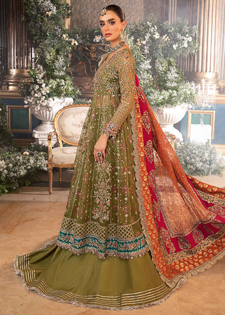 Buy Now Mbroidered Wedding Formals Edit '24 by Maria B | BD-2906 Online at Empress Online in USA, UK, France, UAE & Worldwide at Empress Clothing.