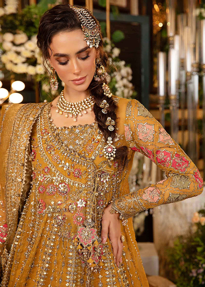 Buy Now Mbroidered Wedding Formals Edit '24 by Maria B | BD-2907 Online at Empress Online in USA, UK, France, UAE & Worldwide at Empress Clothing. 