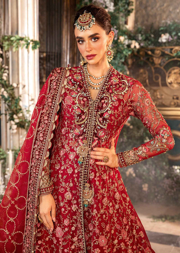 Buy Now Mbroidered Wedding Formals Edit '24 by Maria B | BD-2908 Online at Empress Online in USA, UK, France, UAE & Worldwide at Empress Clothing.