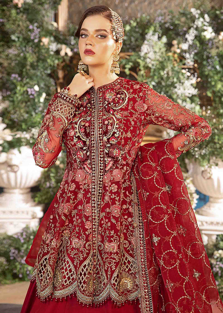 Buy Now Mbroidered Wedding Formals Edit '24 by Maria B | BD-2908 Online at Empress Online in USA, UK, France, UAE & Worldwide at Empress Clothing.