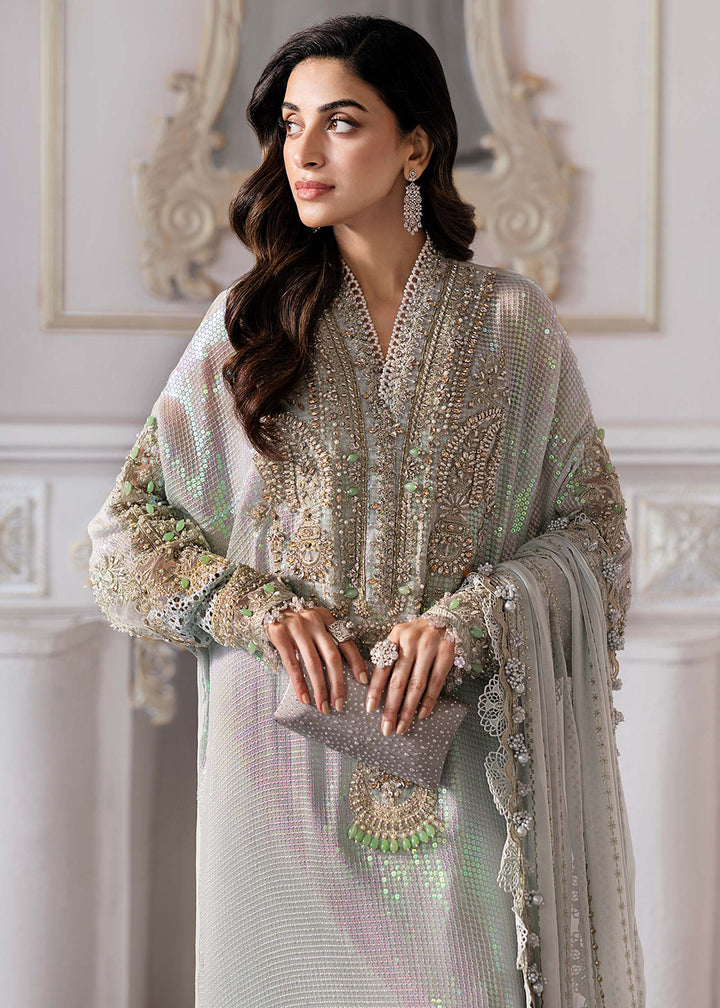 Buy Now Unstitched Mbroidered Edition '25 by Maria B | BD-3005 Online in USA, UK, Canada, France, Italy, Germany, Australia, UAE & Worldwide at Empress Clothing