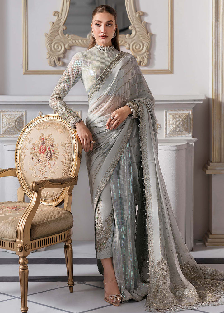 Buy Now Unstitched Mbroidered Edition '25 by Maria B | BD-3005 Online in USA, UK, Canada, France, Italy, Germany, Australia, UAE & Worldwide at Empress Clothing