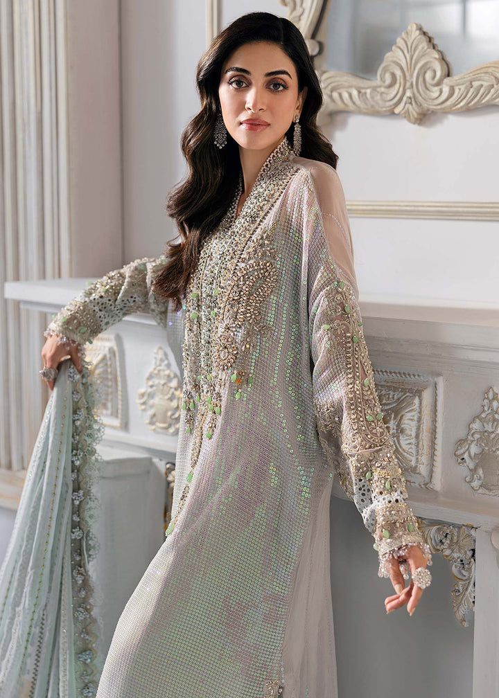 Buy Now Unstitched Mbroidered Edition '25 by Maria B | BD-3005 Online in USA, UK, Canada, France, Italy, Germany, Australia, UAE & Worldwide at Empress Clothing