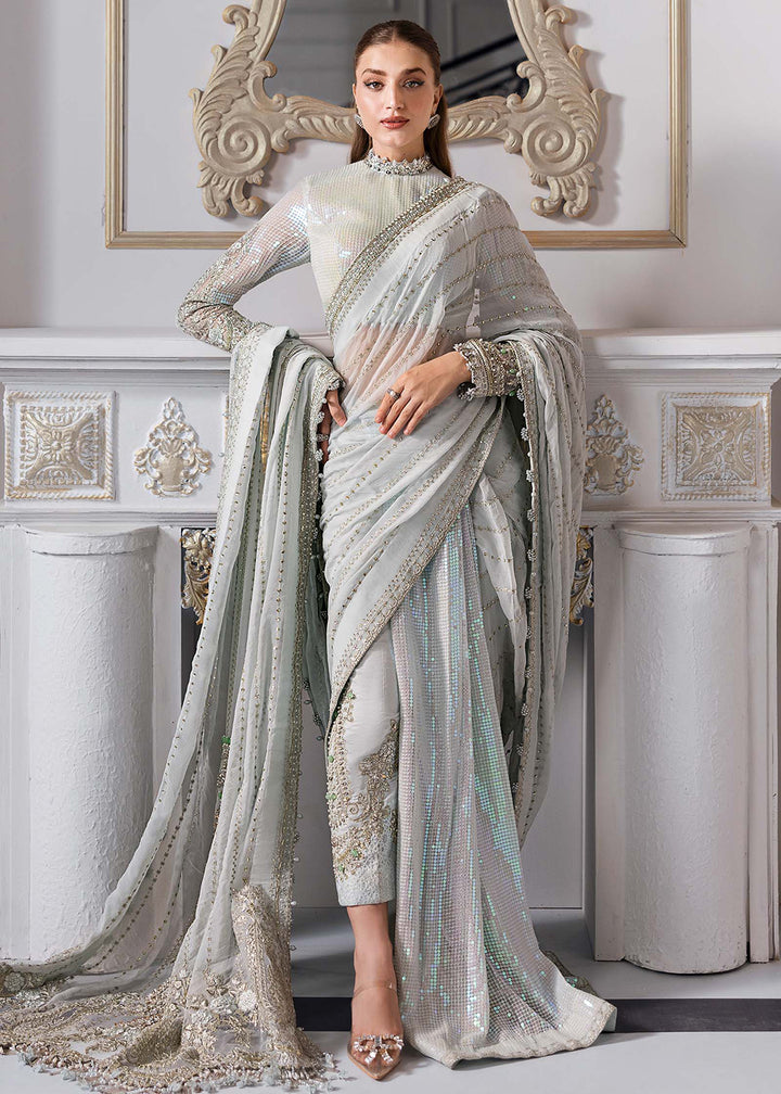 Buy Now Unstitched Mbroidered Edition '25 by Maria B | BD-3005 Online in USA, UK, Canada, France, Italy, Germany, Australia, UAE & Worldwide at Empress Clothing