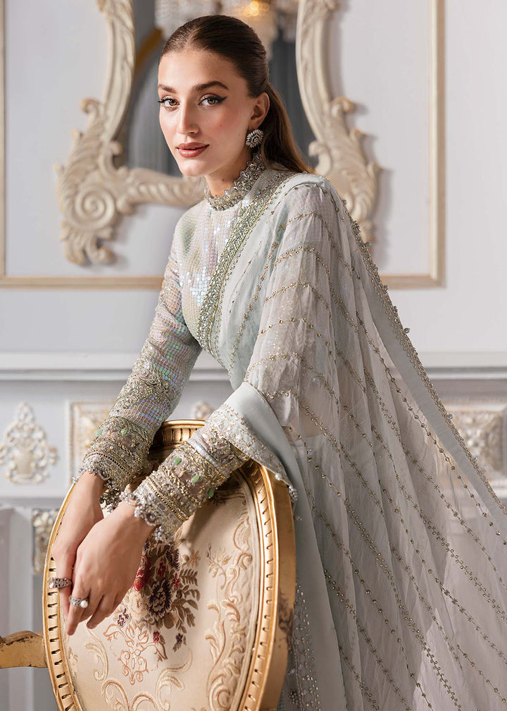 Buy Now Unstitched Mbroidered Edition '25 by Maria B | BD-3005 Online in USA, UK, Canada, France, Italy, Germany, Australia, UAE & Worldwide at Empress Clothing