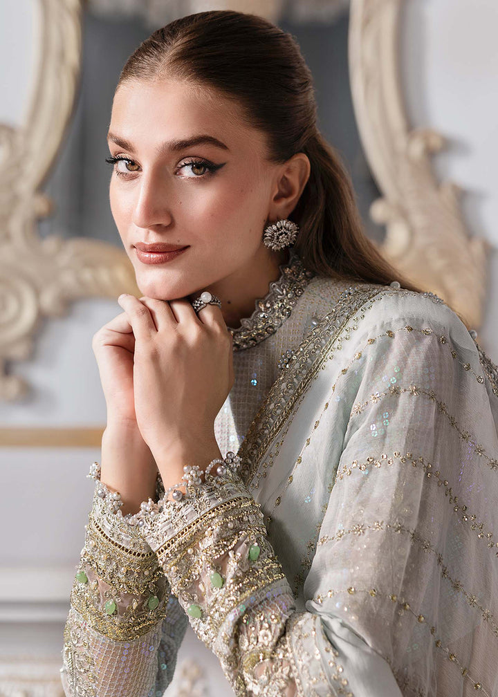 Buy Now Unstitched Mbroidered Edition '25 by Maria B | BD-3005 Online in USA, UK, Canada, France, Italy, Germany, Australia, UAE & Worldwide at Empress Clothing