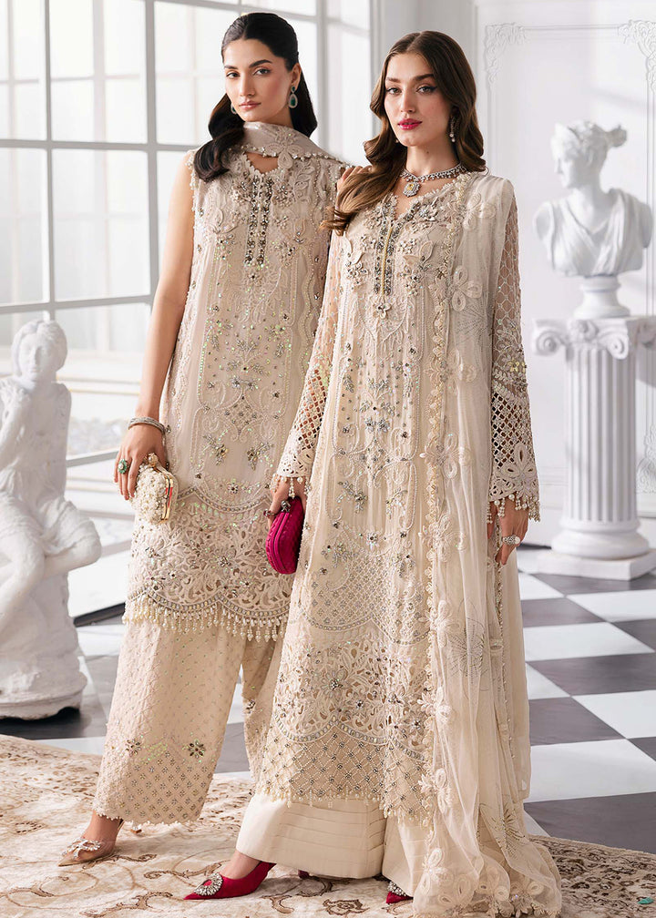 Buy Now Unstitched Mbroidered Edition '25 by Maria B | BD-3007 Online in USA, UK, Canada, France, Italy, Germany, Australia, UAE & Worldwide at Empress Clothing