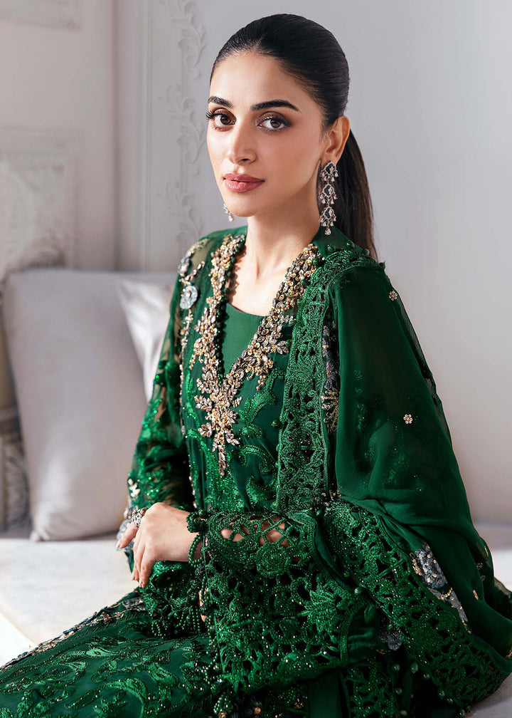 Buy Now Unstitched Mbroidered Edition '25 by Maria B | BD-3008 Online in USA, UK, Canada, France, Italy, Germany, Australia, UAE & Worldwide at Empress Clothing