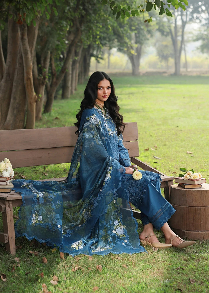 Buy Now Tales of Petals Luxury Lawn '26 by Sardinia | BLUE BLOSSOMS Online in US, UK, Canada, France, Greece, Germany, Ireland, Sweden & Worldwide at Empress.