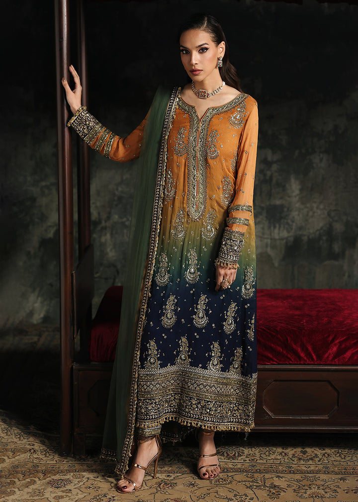 Buy Now Aura Luxury Chiffons '26 by Charizma | CA26-02 Online in US, UK, Canada, France, Italy, Germany, Greece, Sweden, Africa, Qatar & Worldwide at Empress.