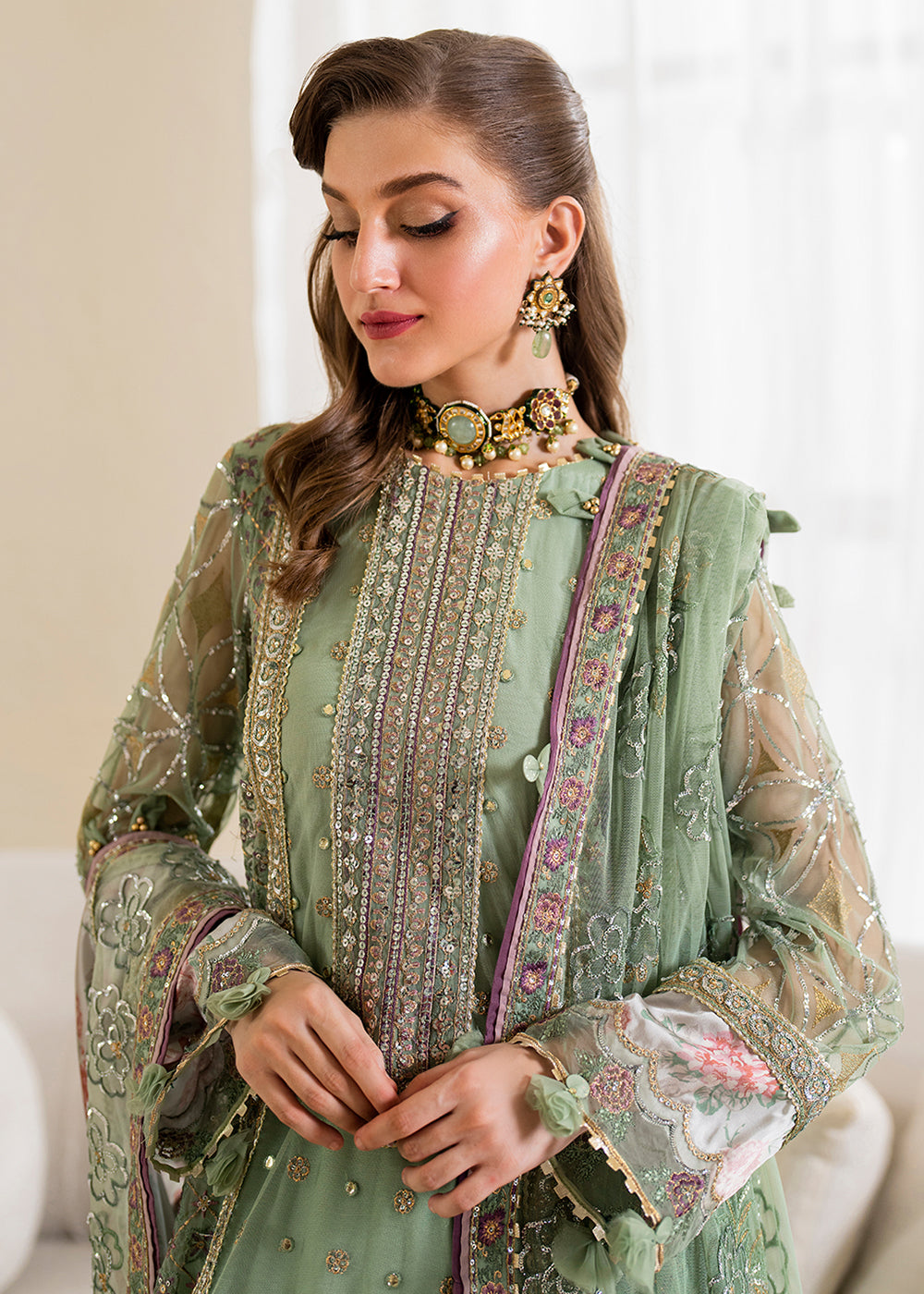 Buy Now Chinnon Chiffon Formals '24 by Iznik | CC - 41 Online at Empress Online in USA, UK, France, UAE, Canada & Worldwide at Empress Clothing. 