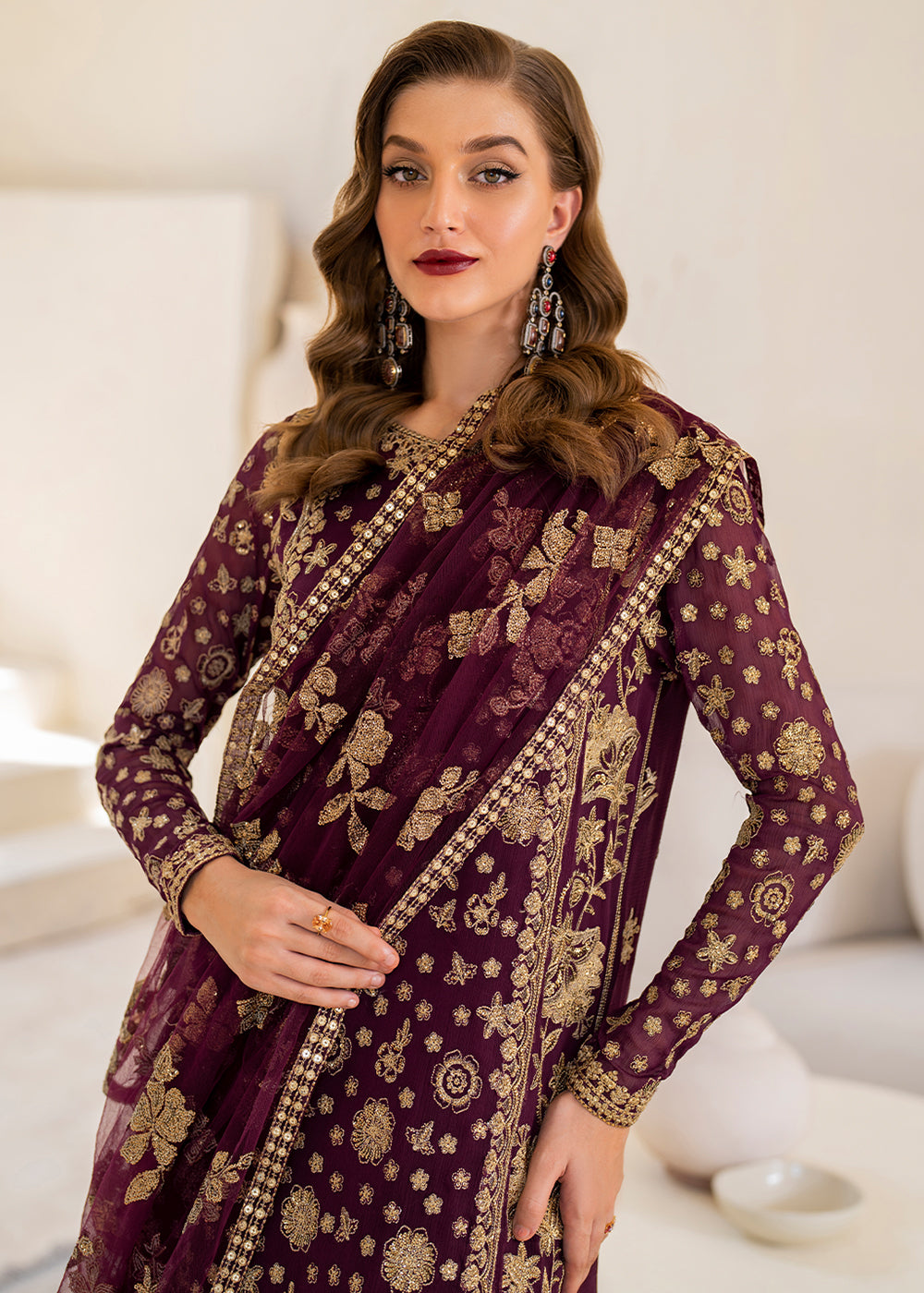 Buy Now Chinnon Chiffon Formals '24 by Iznik | CC - 42 Online at Empress Online in USA, UK, France, UAE, Canada & Worldwide at Empress Clothing.