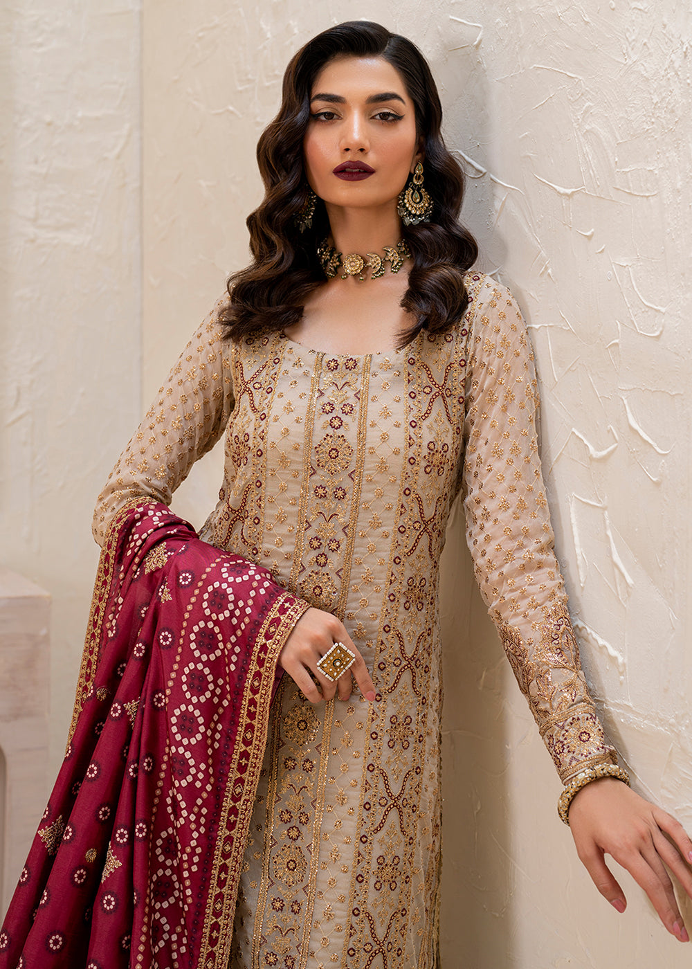 Buy Now Chinnon Chiffon Formals '24 by Iznik | CC - 44 Online at Empress Online in USA, UK, France, UAE, Canada & Worldwide at Empress Clothing.