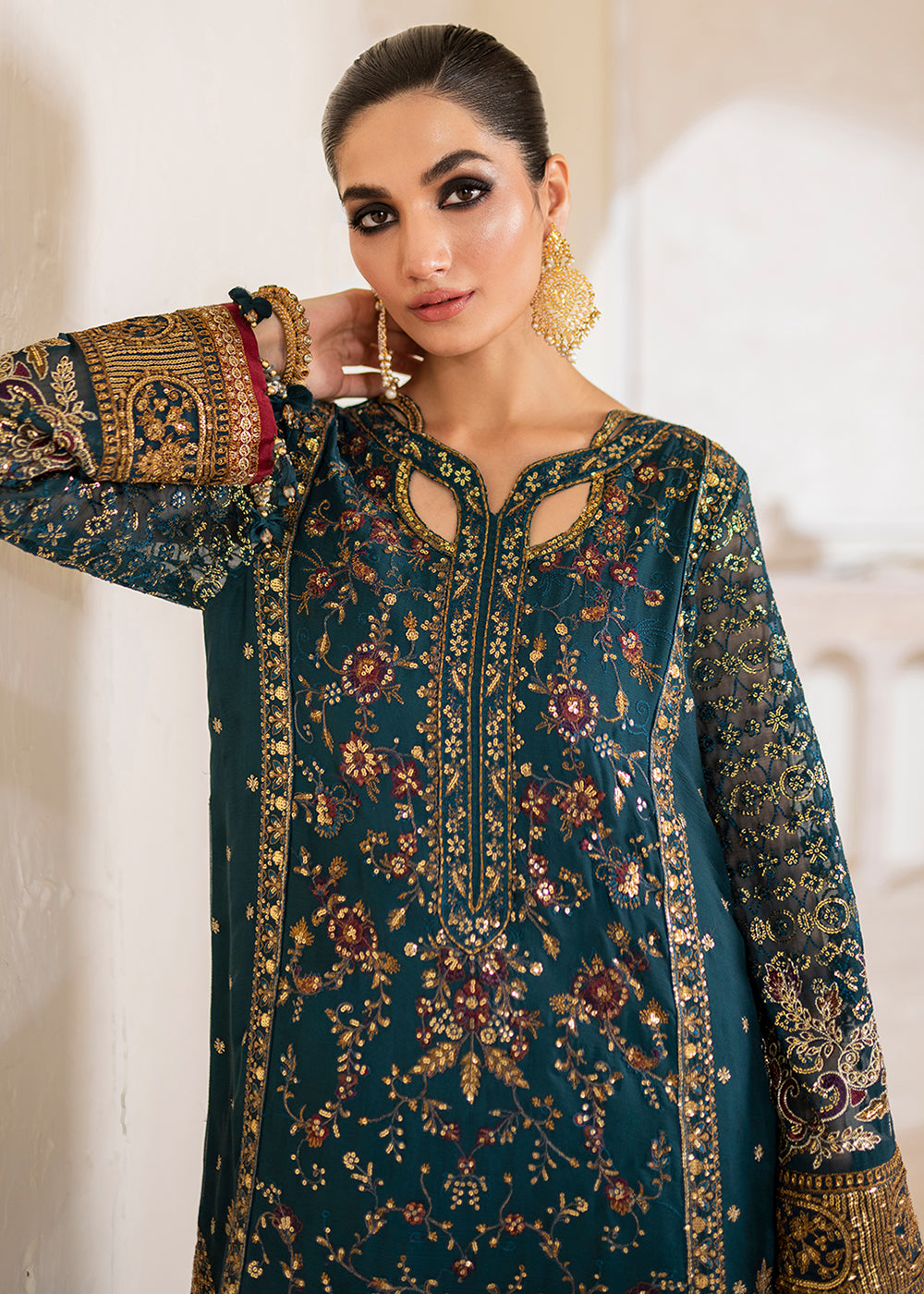 Buy Now Chinnon Chiffon Formals '24 by Iznik | CC - 46 Online at Empress Online in USA, UK, France, UAE, Canada & Worldwide at Empress Clothing.