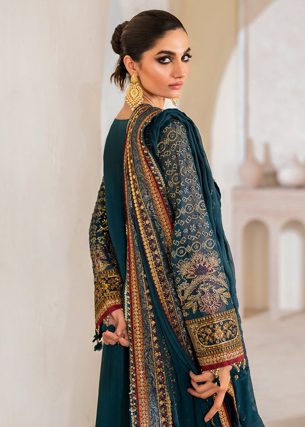 Buy Now Chinnon Chiffon Formals '24 by Iznik | CC - 46 Online at Empress Online in USA, UK, France, UAE, Canada & Worldwide at Empress Clothing.