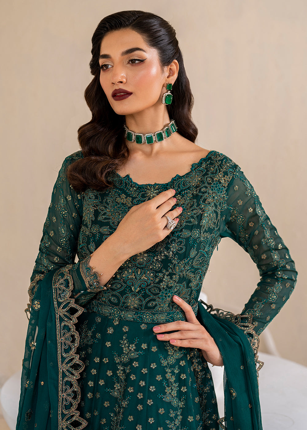 Buy Now Chinnon Chiffon Formals '24 by Iznik | CC - 47 Online at Empress Online in USA, UK, France, UAE, Canada & Worldwide at Empress Clothing.