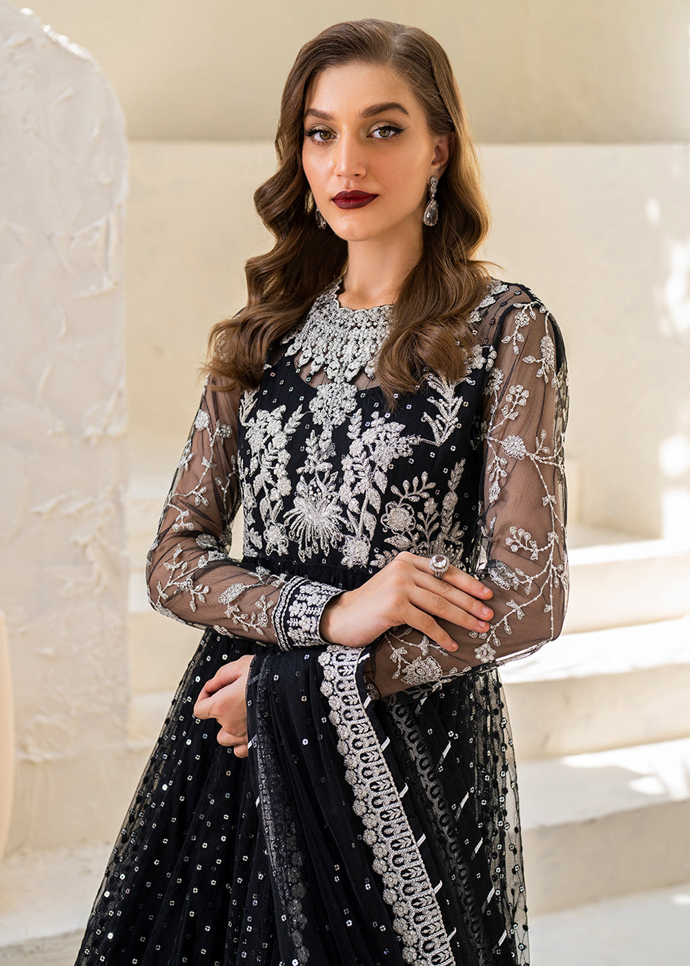 Buy Now Chinnon Chiffon Formals '24 by Iznik | CC - 50 Online at Empress Online in USA, UK, France, UAE, Canada & Worldwide at Empress Clothing.