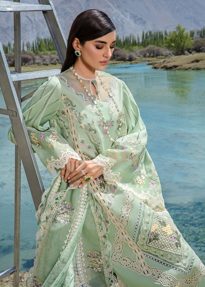 Buy Now Luxury Lawn '24 by Crimson | A French Brunch - Sunflower Sage Online at Empress in USA, UK, Canada, Germany, Italy, Dubai & Worldwide at Empress Clothing.