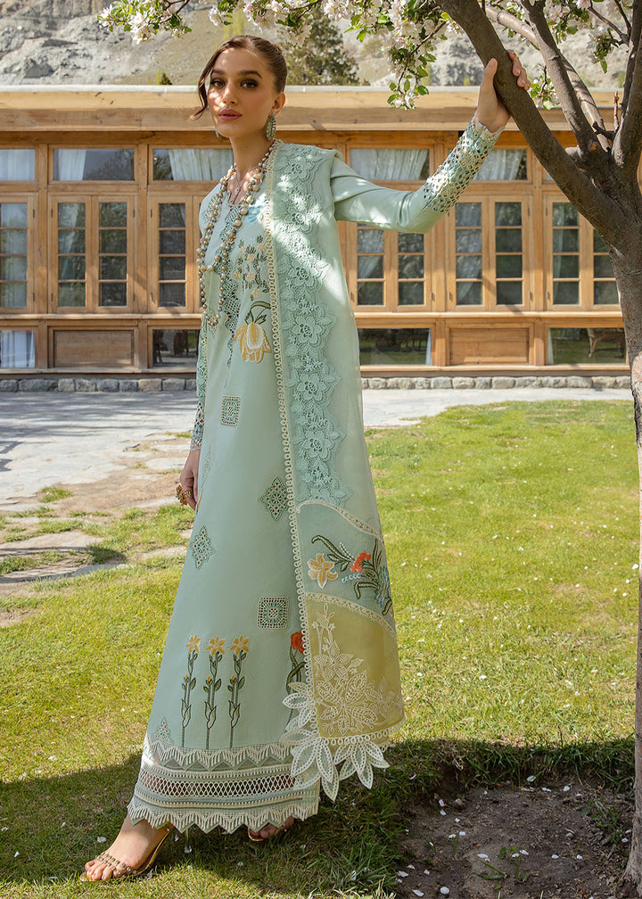 Buy Now Luxury Lawn '24 by Crimson | Into The Wild - Aqua Online at Empress in USA, UK, Canada, Germany, Italy, Dubai & Worldwide at Empress Clothing.