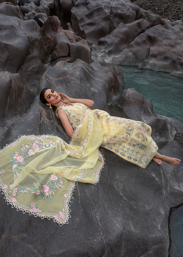 Buy Now Luxury Lawn '24 by Crimson | Believe In Her - Topaz Yellow Online at Empress in USA, UK, Canada, Germany, Italy, Dubai & Worldwide at Empress Clothing. \