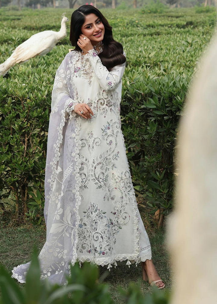 Buy Now Tales of Petals Luxury Lawn '26 by Sardinia | CLOUD WHISPER Online in US, UK, Canada, France, Greece, Germany, Ireland, Sweden & Worldwide at Empress.
