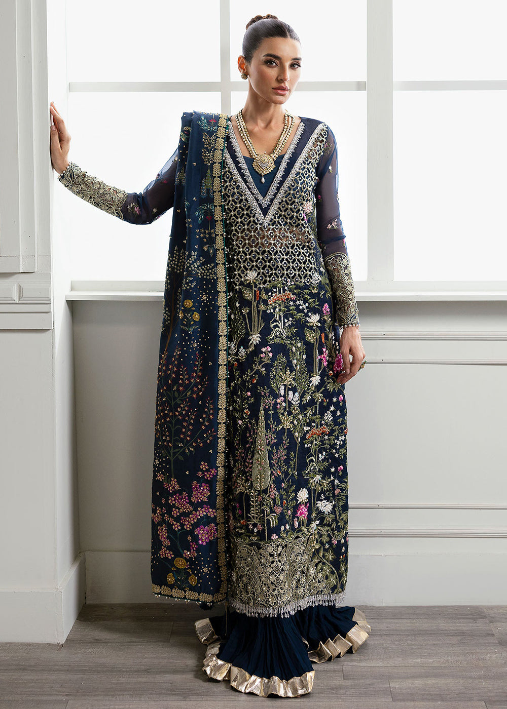 Buy Now Wedding Collection '24 by Crimson X Saira Shakira | Majestic Cypress Online at Empress Online in USA, UK, Canada & Worldwide at Empress Clothing. 