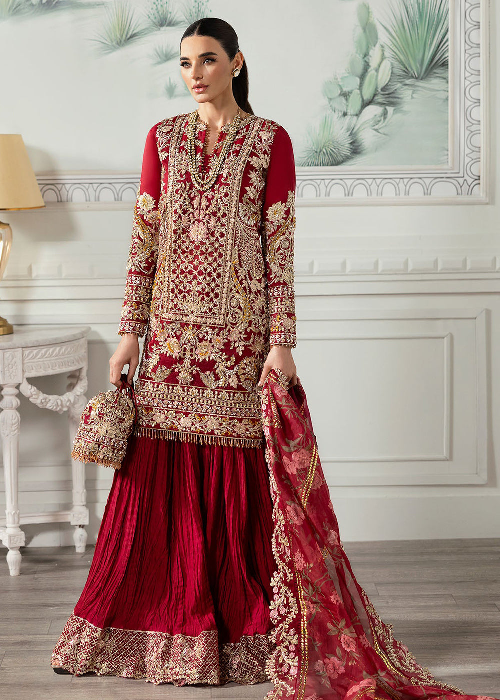 Buy Now Wedding Collection '24 by Crimson X Saira Shakira | Artisan Story Online at Empress Online in USA, UK, Canada & Worldwide at Empress Clothing.