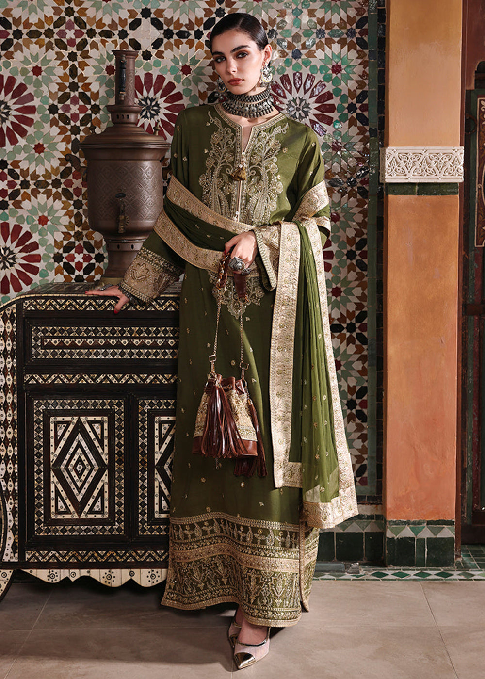 Buy Now Nuvera Raw Silk Collection '26 by Mushq | Celestia Crown Online in US, UK, Canada, France, Greece, Germany, Sweden, Austria, UAE & Worldwide at Empress.