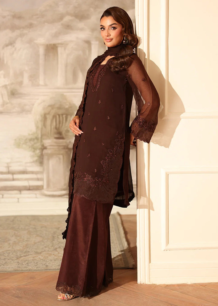 Buy Now Ensembles Party Wear '25 by Azure | Cocoa Drape Online in USA, UK, Canada, France, Italy, Germany, Greece, Sweden, Africa, UAE & Worldwide at Empress.