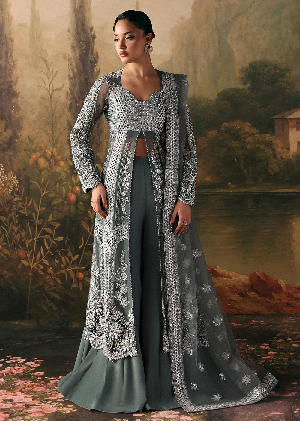 Buy Now La Fuchsia Luxury Formals '26 by Afrozeh | Crescent Online in US, UK, Canada, France, Italy, Germany, Greece, UAE, Switzerland & Worldwide at Empress.