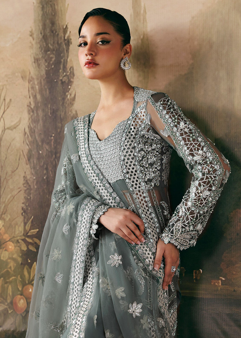 Buy Now La Fuchsia Luxury Formals '26 by Afrozeh | Crescent Online in US, UK, Canada, France, Italy, Germany, Greece, UAE, Switzerland & Worldwide at Empress.