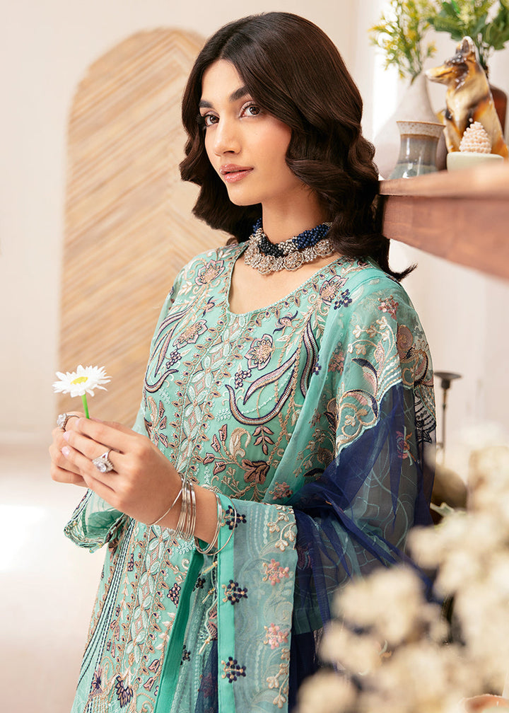 Buy Now Rangoon Chiffon Collection 24 by Ramsha | D-1207 Online at Empress in USA, UK, Canada, Germany, Italy, Dubai & Worldwide at Empress Clothing