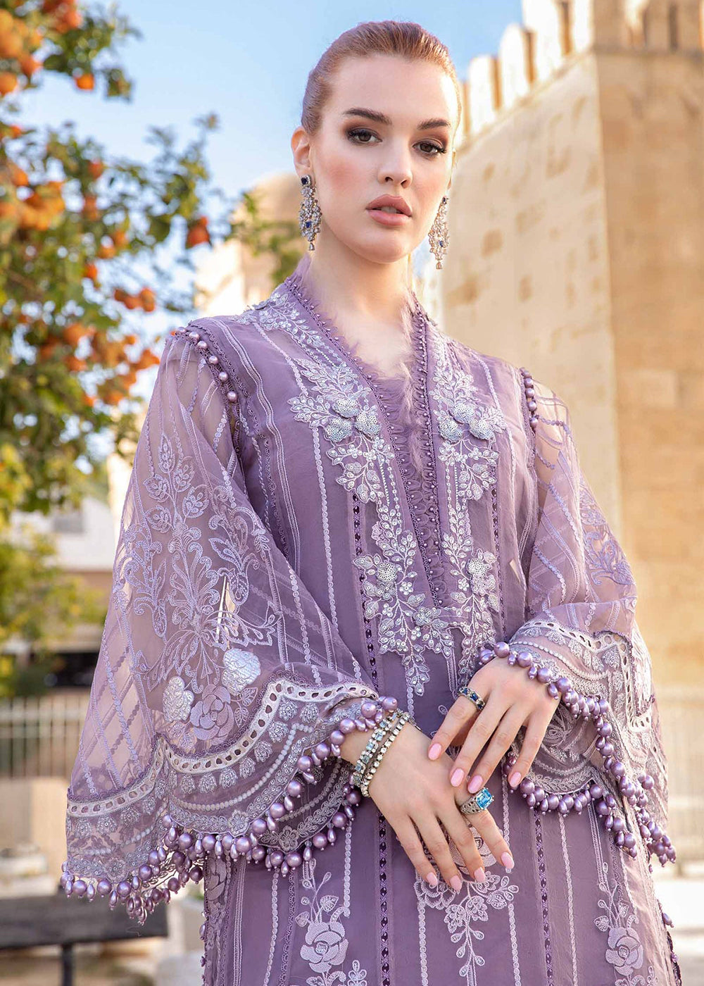 Buy Now Unstitched Voyage a' Luxe Lawn '24 by Maria B | D-2401-A Online at Empress in USA, UK, Canada & Worldwide at Empress Clothing.