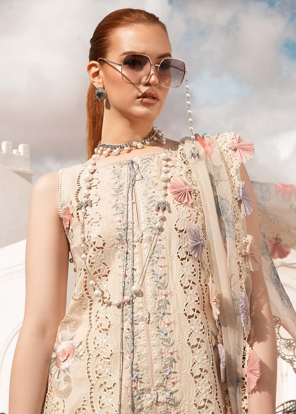 Buy Now Unstitched Voyage a' Luxe Lawn '24 by Maria B | D-2406-B Online at Empress in USA, UK, Canada & Worldwide at Empress Clothing. 