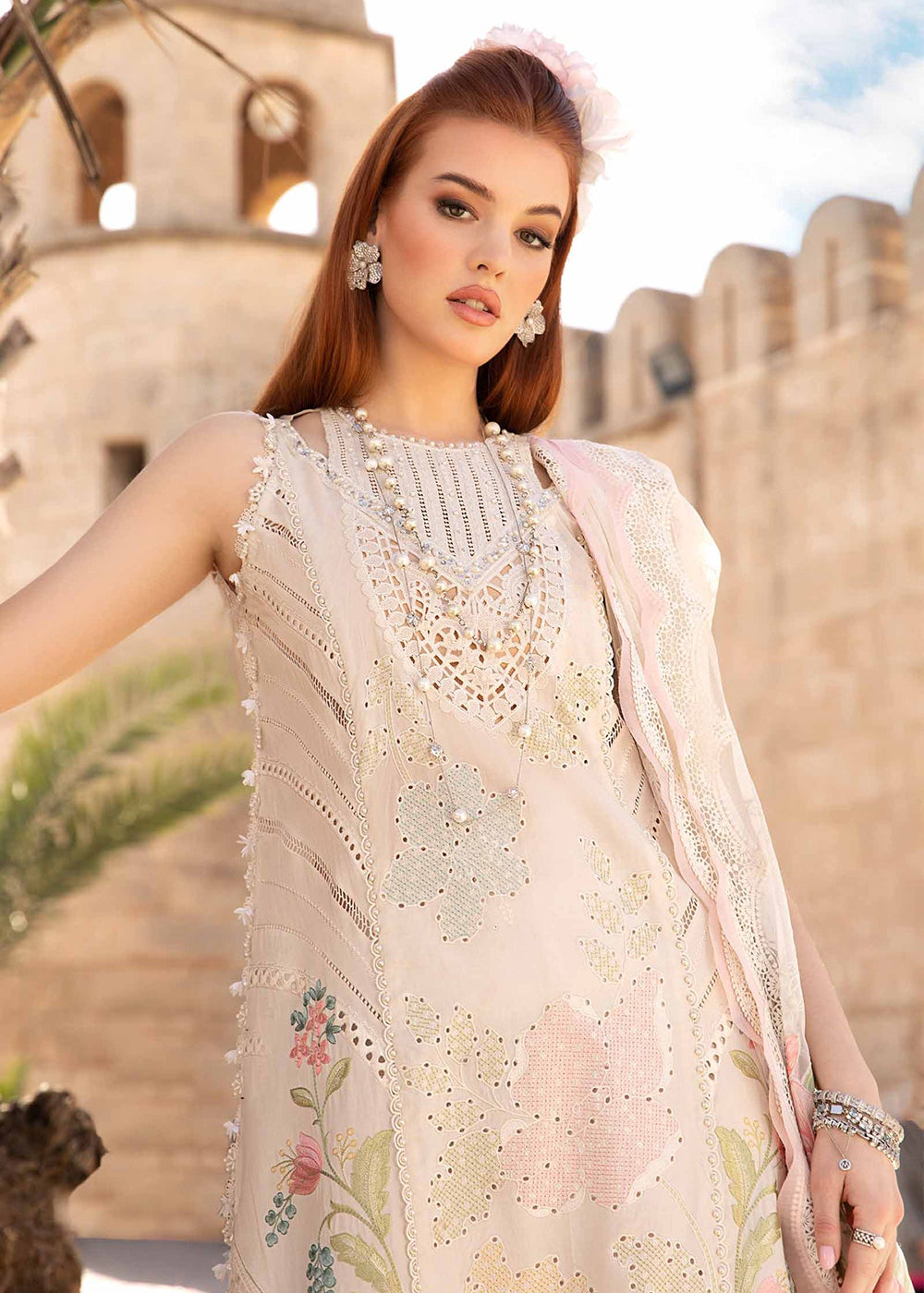 Buy Now Unstitched Voyage a' Luxe Lawn '24 by Maria B | D-2407-A Online at Empress in USA, UK, Canada & Worldwide at Empress Clothing.