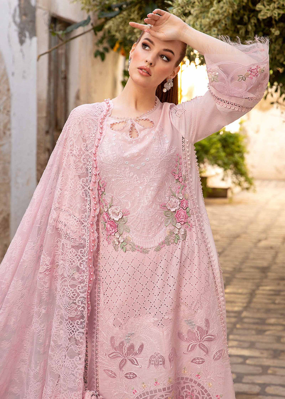 Buy Now Unstitched Voyage a' Luxe Lawn '24 by Maria B | D-2411-A Online at Empress in USA, UK, Canada & Worldwide at Empress Clothing.