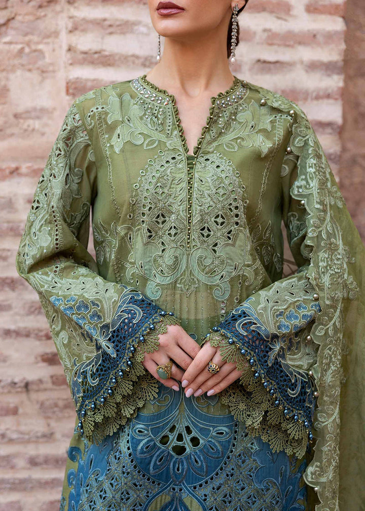 Buy Now Unstitched Voyage a'LUXE Luxury Lawn '25 by Maria B | D-2501-A Online in USA, UK, Canada, France, Italy, Germany, UAE & Worldwide at Empress Clothing.