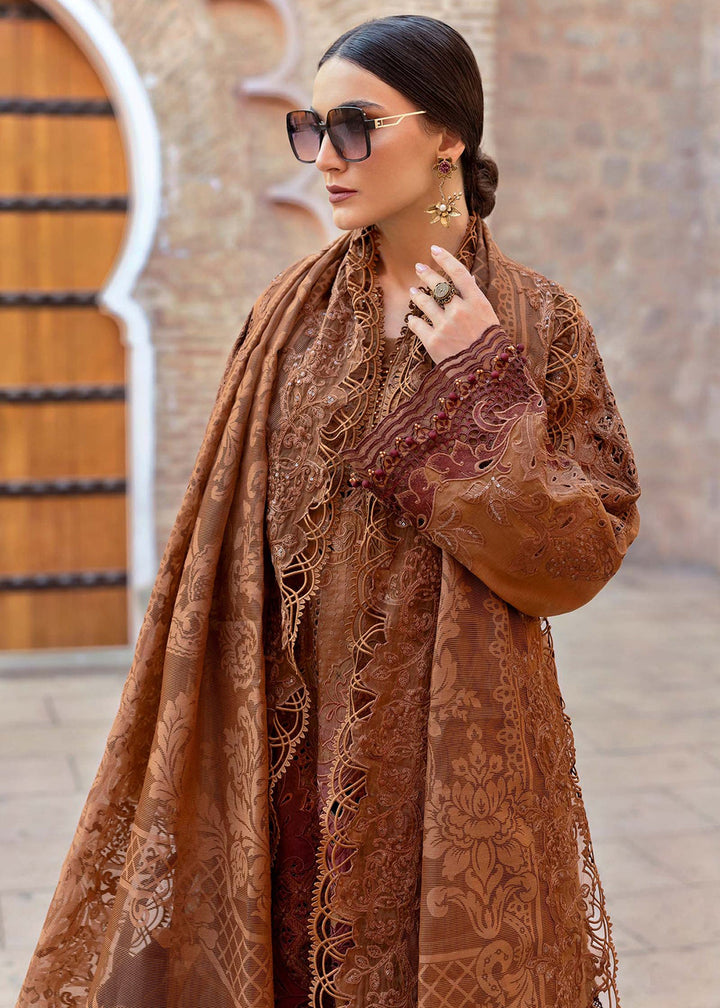 Buy Now Unstitched Voyage a'LUXE Luxury Lawn '25 by Maria B | D-2501-B Online in USA, UK, Canada, France, Italy, Germany, UAE & Worldwide at Empress Clothing.