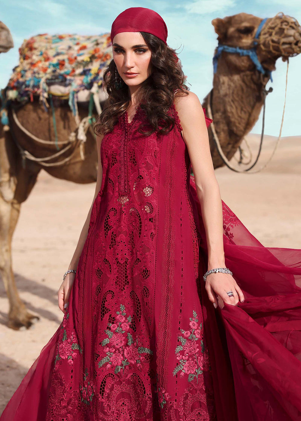 Buy Now Unstitched Voyage a'LUXE Luxury Lawn '25 by Maria B | D-2504-A Online in USA, UK, Canada, France, Italy, Germany, UAE & Worldwide at Empress Clothing.