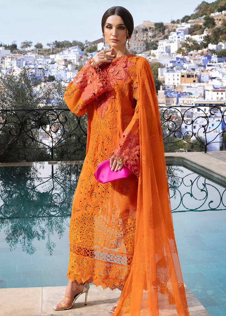 Buy Now Unstitched Voyage a'LUXE Luxury Lawn '25 by Maria B | D-2505-B Online in USA, UK, Canada, France, Italy, Germany, UAE & Worldwide at Empress Clothing.