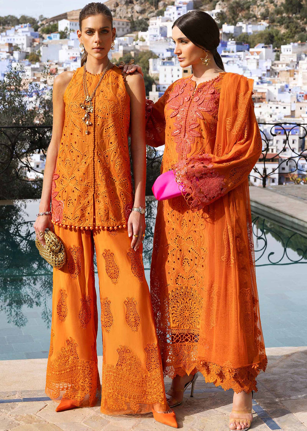 Buy Now Unstitched Voyage a'LUXE Luxury Lawn '25 by Maria B | D-2505-B Online in USA, UK, Canada, France, Italy, Germany, UAE & Worldwide at Empress Clothing.