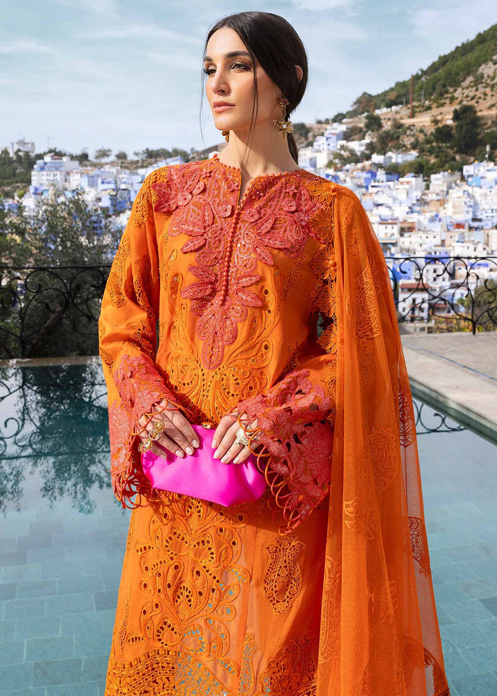 Buy Now Unstitched Voyage a'LUXE Luxury Lawn '25 by Maria B | D-2505-B Online in USA, UK, Canada, France, Italy, Germany, UAE & Worldwide at Empress Clothing.