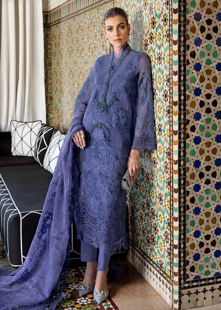 Buy Now Unstitched Voyage a'LUXE Luxury Lawn '25 by Maria B | D-2506-B Online in USA, UK, Canada, France, Italy, Germany, UAE & Worldwide at Empress Clothing.