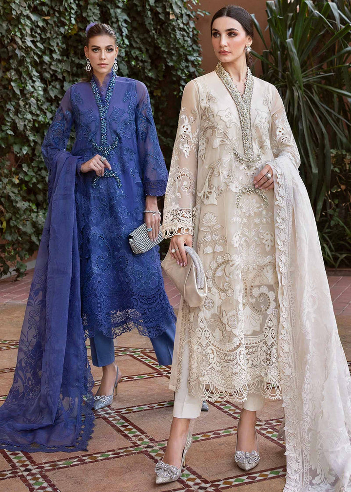 Buy Now Unstitched Voyage a'LUXE Luxury Lawn '25 by Maria B | D-2506-B Online in USA, UK, Canada, France, Italy, Germany, UAE & Worldwide at Empress Clothing.